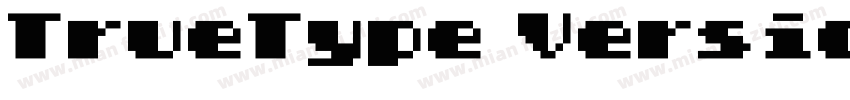 TrueType Version 5字体转换